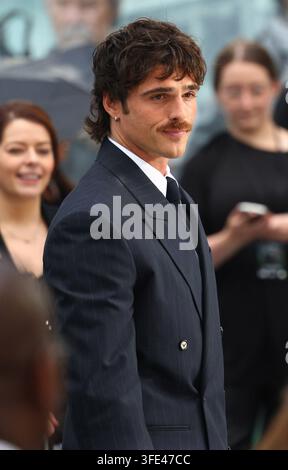 London, UK. Jacob Elordi bei: The Dog Stars World Premiere, im Odeon Luxe Leicester Square, Leicester Square am 20. Aug. 2026. Ref: LMK430-J11925-010926 Anfisa Polyushkevych/Landmark Media WWW.LMKMEDIA.COM Stockfoto