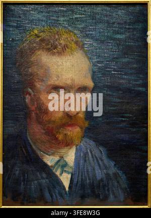 Selbstporträt, 1887, Vincent van Gogh (Zundert 1853 - Auvers-sur-Oise 1890), Van Gogh Museum, Amsterdam, Niederlande Stockfoto