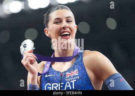 Amy Hunt (Großbritannien). 200 m Silbermedaille. Leichtathletik-Weltmeisterschaften, Tokio 2025. Stockfoto
