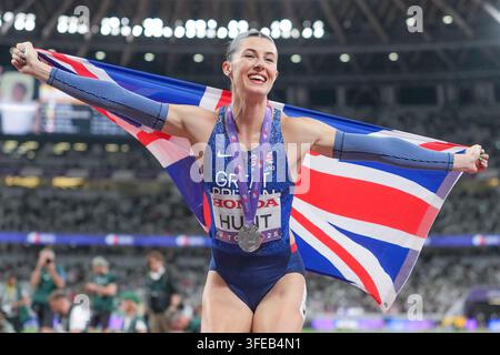 Amy Hunt (Großbritannien). 200 m Silbermedaille. Leichtathletik-Weltmeisterschaften, Tokio 2025. Stockfoto