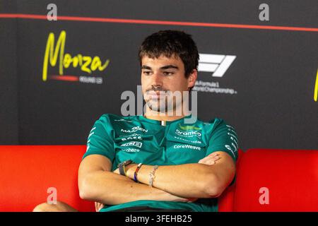 (18) Lance Stroll (KAN) - Aston Martin Aramco F1 Team - Aston Martin AMR26 - Honda während des Medientages des Formula 1 Pirelli Gran Premio d'Italia 2026 Stockfoto
