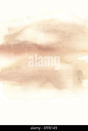 Aquarellhintergrund. Originelle handgezeichnete Aquarellillustration Stockfoto