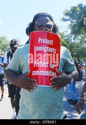 New York, NY, USA. 7. Sep, 2026. New Yorker nehmen am 59. jährlichen West Indian-American Day Carnival Parade am 7. September 2026 in Brooklyn, New York City, teil. Credit: Katie Godowski/Media Punch/Alamy Live News Stockfoto