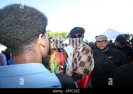 Brooklyn, New York, USA. 7. Sep, 2026. Brooklyn, New York 7. September 2026. Das West Indian Day Parade Carnival ist eine jährliche Feier der westindischen Kultur, die am oder um den ersten Montag im September im Stadtteil Crown Heights von Brooklyn in New York City stattfindet. (Credit Image: © Bruce Cotler/ZUMA Press Wire) NUR FÜR REDAKTIONELLE VERWENDUNG! Nicht für kommerzielle VERWENDUNG! Stockfoto