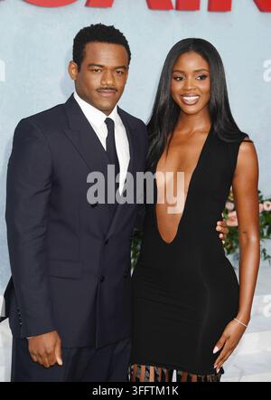 LOS ANGELES, KALIFORNIEN - 8. SEPTEMBER: (v.l.n.) Jay Reeves und Naomi Baker nehmen an einer besonderen Vorführung von Netflix' „Warum habe ich mich wieder verheiratet?“ im Har Stockfoto
