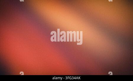 Abstrakter unscharfer Farbverlaufshintergrund mit braunen, orangefarbenen und roten Farben im 4K-Format, perfekt für Tech-Banner, Tapeten und Hintergründe Stockfoto