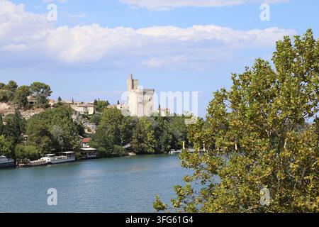 Turm Philippe-le-Bel in Villeneuve-lès-Avignon, Frankreich Stockfoto