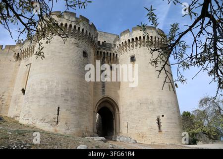 Festung Saint-André in Villeneuve-lès-Avignon, Frankreich Stockfoto