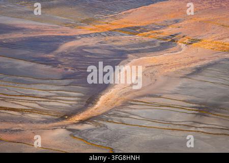 Grand Prismatic Spring im Yellowstone National Park Stockfoto