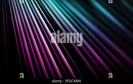 Gestreifte Glastextur als Hintergrund, Nahaufnahme. Farbtönung Stockfoto