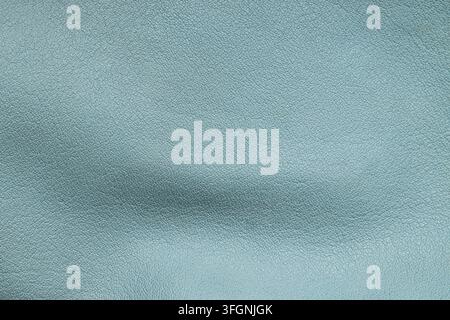 Luxuriöse Ledertextur, blauer Materialhintergrund für Modedesign und Innendekoration mit weichem Narbenmuster und eleganten Oberflächendetails Stockfoto
