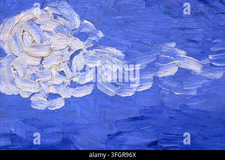 Weizenfeld unter Gewitterwolken, 1890, Vincent van Gogh (Zundert 1853 - Auvers-sur-Oise 1890), Van-Gogh-Museum, Amsterdam, Niederlande. Stockfoto