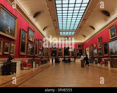 Die Große Galerie in der Wallace Collection im Hertford House, Manchester Square, London, UK Stockfoto