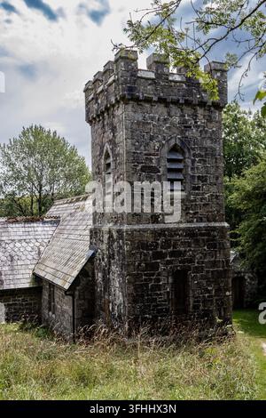 Temple Church, Bodmin, Cornwall, England, UK: Ursprünglich um 1120 von den Tempelrittern erbaut. Wiederaufbau 1882-83: Außenansicht Stockfoto