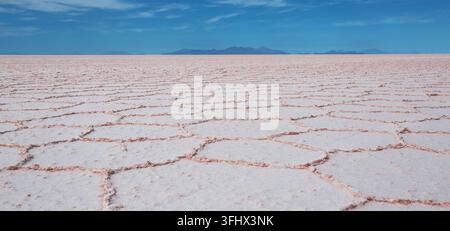 Salar de Uyuni, Salzsee in Bolivien Stockfoto