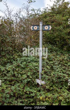 Viking Way Schilder Stockfoto
