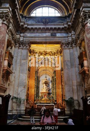 Kapelle Santa Agnese in der Kirche Sant'Agnese in Agone, Rom, Lazio, Italien, April 2024 Stockfoto