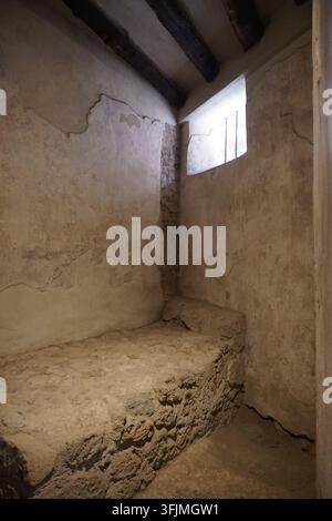Prostituierten Zimmer in Pompeji Bordell Stockfoto