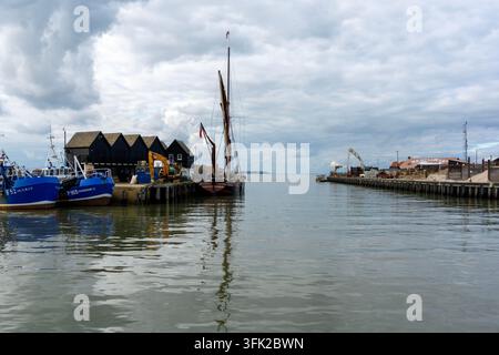 Fischerboote in Whitstable, Kent, England Stockfoto