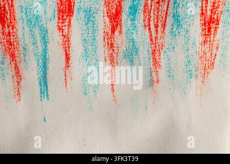 dynamisches patriotisches Design. USA-Farben. Rote und blaue diagonale Streifen für amerikanisches politisches Design für Wahlkampfworben, politische Übertragungen Stockfoto