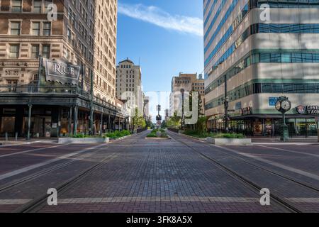 Main Street in Houston, Texas Stockfoto