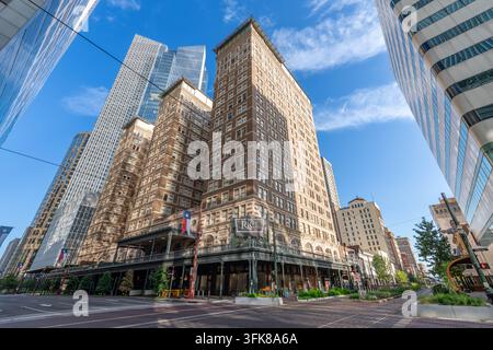Main Street in Houston, Texas Stockfoto
