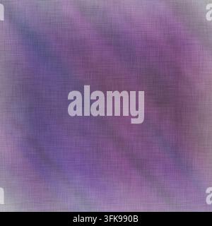 Eine Nahaufnahme einer violetten Stofftextur mit einem feinen Gewebe Muster, die weiche, diffuses Lichtgradienten aufweist, die eine subtile, elegante Stimmung erzeugen. Stockfoto