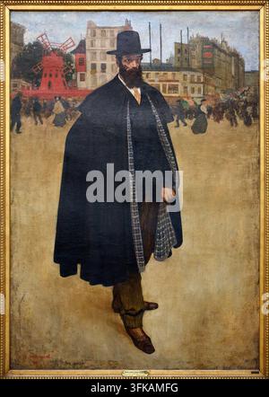 Der Spanier in Paris oder Porträt des Malers Francesco Iturrino, 1899, Henri Evenepoel (Nizza 1872 – Paris 1899), MSK, Museum voor Schone Kunsten Stockfoto