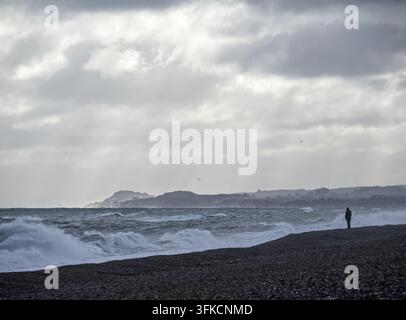 Cley Beach, Norfolk, England Stockfoto