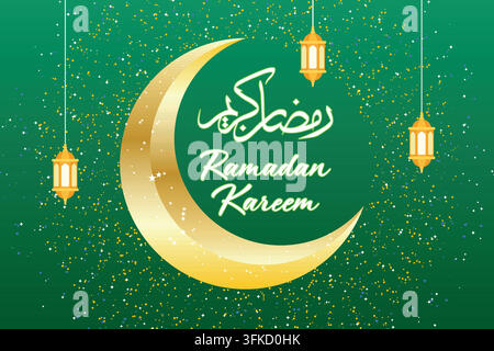 Ramadan Kareem Hintergrund-Banner Stock Vektor