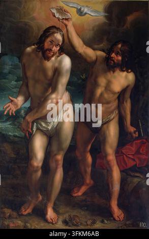 Taufe, 1608. Stockfoto
