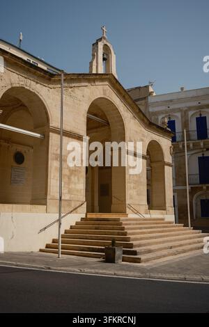 St. Pauls Shipwreck Kirche in Bugibba St. Pauls Bay Malta Stockfoto