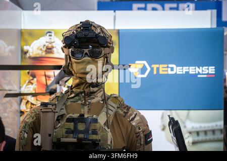 BORDEAUX, FRANKREICH - 2025/04/01: SOFINS 2025, das Innovationsseminar der Spezialeinheiten, fand im Militärlager Souge nahe Bordeaux statt ab 1 Stockfoto