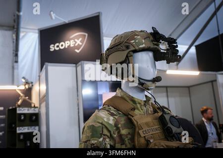 BORDEAUX, FRANKREICH - 2025/04/01: SOFINS 2025, das Innovationsseminar der Spezialeinheiten, fand im Militärlager Souge nahe Bordeaux statt ab 1 Stockfoto