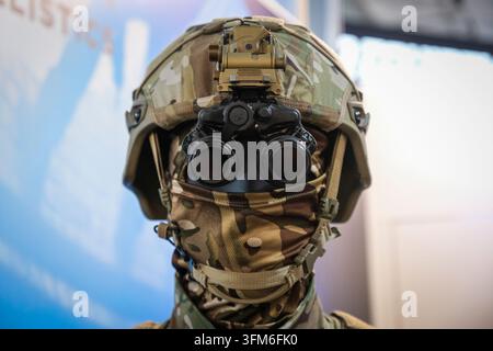 BORDEAUX, FRANKREICH - 2025/04/01: SOFINS 2025, das Innovationsseminar der Spezialeinheiten, fand im Militärlager Souge nahe Bordeaux statt ab 1 Stockfoto