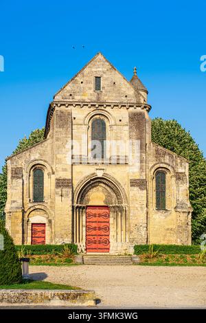 Frankreich, Aisne, Soissons, Kirche Saint-Pierre-au-Parvis aus dem 12. Jahrhundert Stockfoto