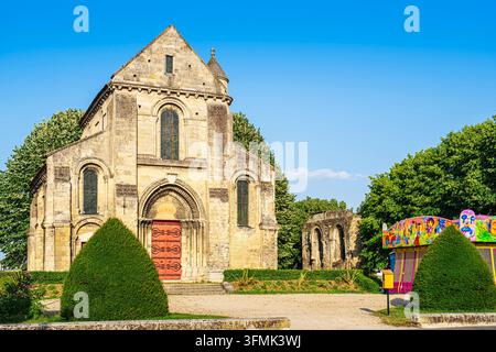 Frankreich, Aisne, Soissons, Kirche Saint-Pierre-au-Parvis aus dem 12. Jahrhundert Stockfoto