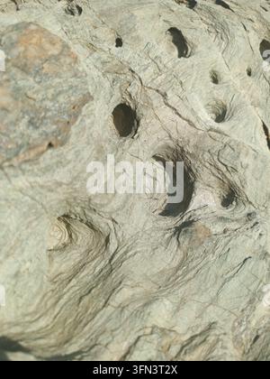 Textur und Muster der Steine und Klippen Stockfoto