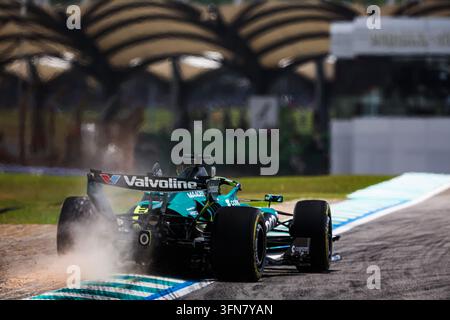18 STROLL Lance (Kann), Aston Martin F1 Team AMR26, Aktion während des Formel-1-Grand-Prix von Bahrain 2026 in Malaysia. , . Formel-1-Weltmeisterschaft vom 2. bis 4. Oktober 2026 auf dem Sepang International Circuit, in Sepang, Malaysia - Foto Antonin Vincent/DPPI Credit: DPPI Media/Alamy Live News Stockfoto