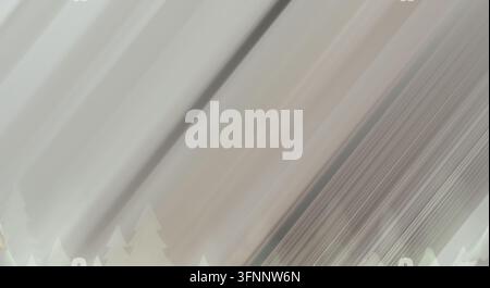 Minimalistisches Design mit klarer, linearer Komposition. Stockfoto
