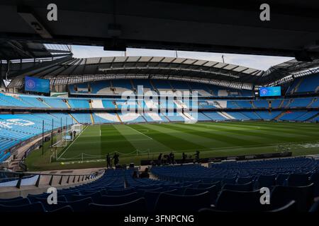 Etihad-Stadion, Manchester, UK. 4. Okt., 2026. Frauenfußball der Super League, Manchester City gegen Arsenal; Eine Gesamtansicht im Etihad-Stadion Credit: Action Plus Sports/Alamy Live News Stockfoto