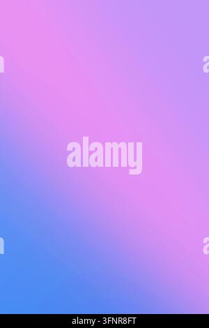 Weicher Pastell-Gradienten-Hintergrund in Rosa, Lila und Blau für modernes abstraktes Design und Tapete Stockfoto
