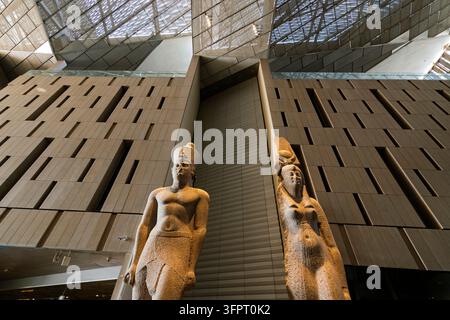 Das Großägyptische Museum, GEM, Kairo, Ägypten Stockfoto
