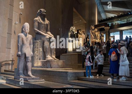 Das Großägyptische Museum, GEM, Kairo, Ägypten Stockfoto