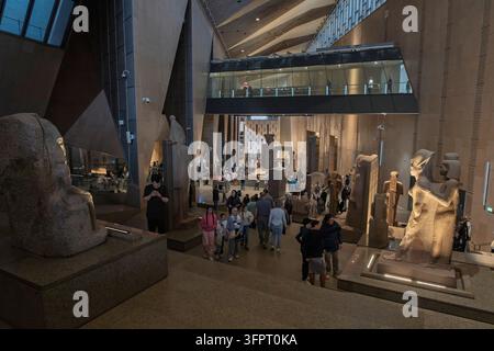 Das Großägyptische Museum, GEM, Kairo, Ägypten Stockfoto