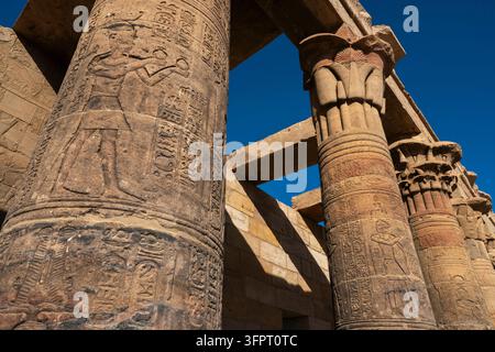 Tempel von Philae, Assuan, Ägypten Stockfoto