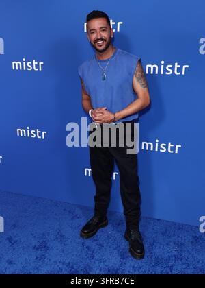 West Hollywood, Vereinigte Staaten. 10. Oktober 2026. Jai Rodriguez bei der 2. jährlichen Nationalen PrEP-Tag-Feier von MISTR, die am 10. Oktober 2026 im The Abbey Food and Bar in West Hollywood, Los Angeles, Kalifornien, USA stattfand. (Foto von Xavier Collin/Image Press Agency) Credit: Image Press Agency/Alamy Live News Stockfoto