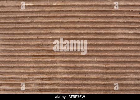 Nasse Wellpappe Textur oder Hintergrund Stockfoto