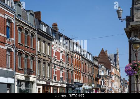 Frankreich, Hauts-de-France, Département Nord, Cambrai, Place Aristide Briand Stockfoto
