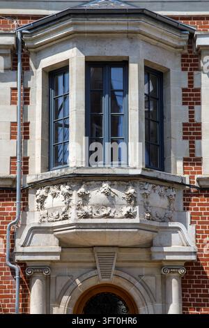 Frankreich, Hauts-de-France, Pas-de-Calais, Béthune, Fassade, Rue Ludovic Boutleux Stockfoto